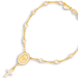 Pulseira terço Bruna Semijoias