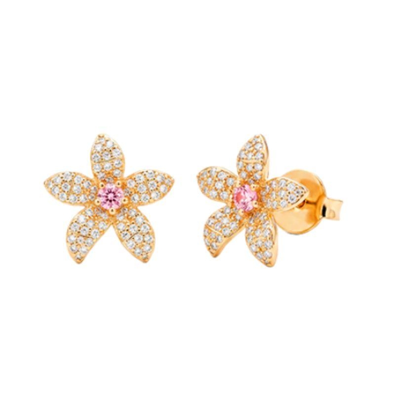 Brinco Margarida Zirconia
