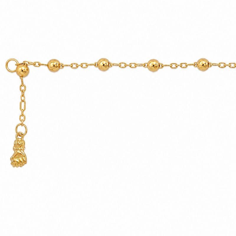 Pulseira bolinhas com pingente Bruna Semijoias
