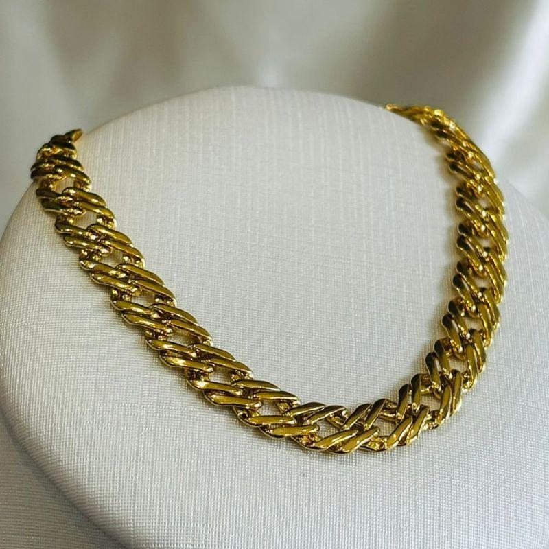 Pulseira grumet dupla feminina grossa