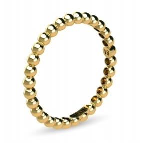 Anel bolinhas Bruna Semijoias