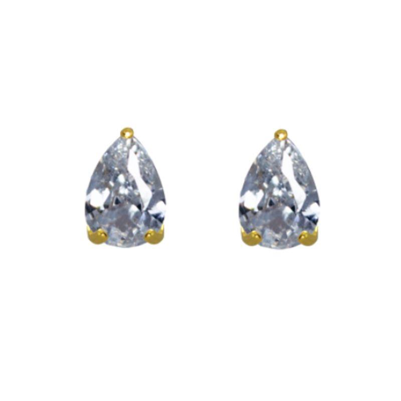 Brinco ponto de luz gotinha Bruna Semijoias